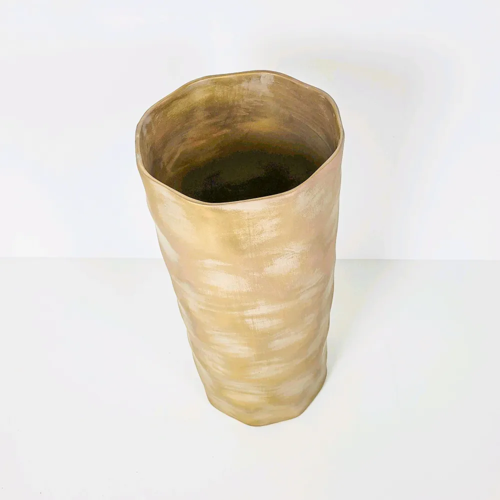 Paragüero dorado 21x50 cm Petra Decora