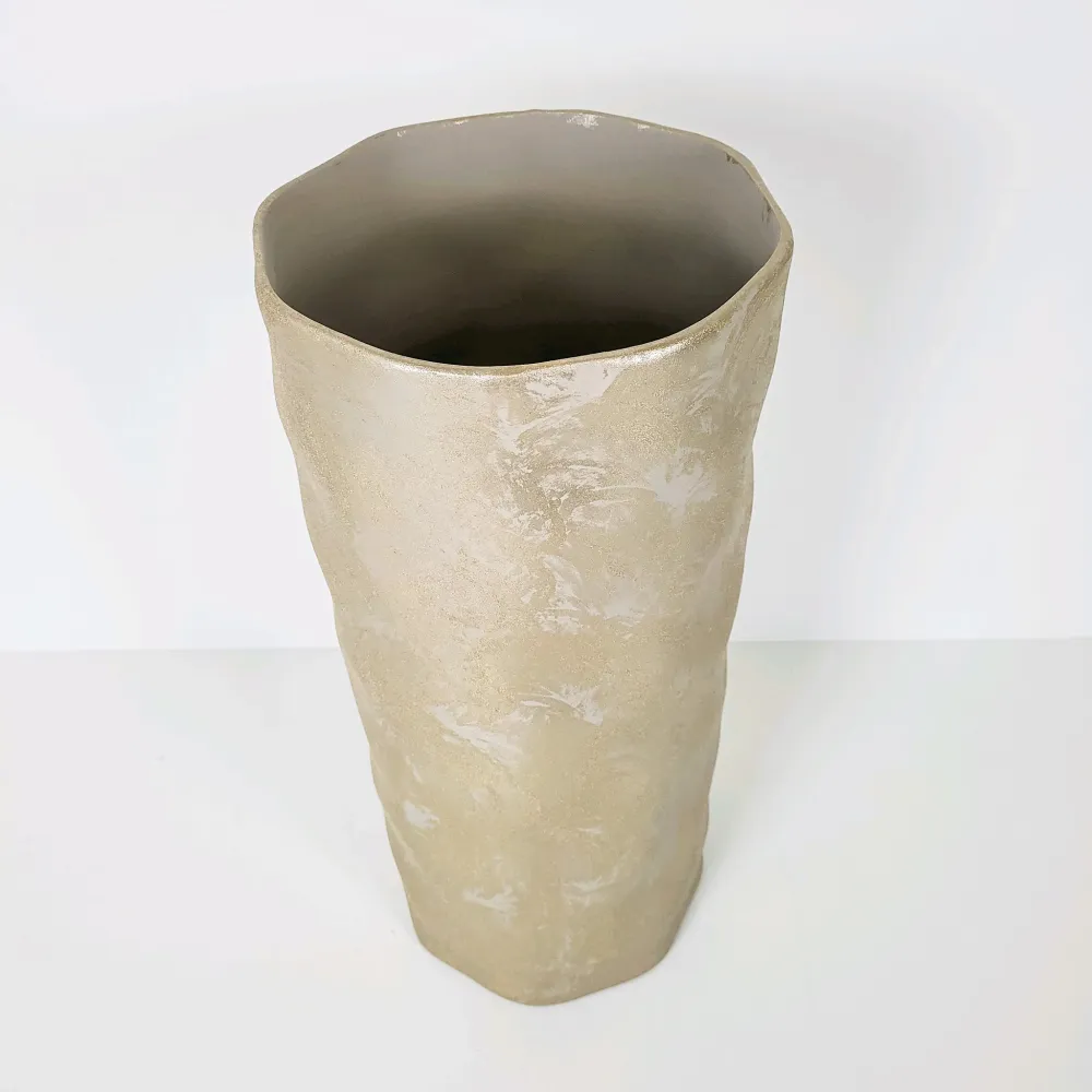 Paraguero champagne 21x50 cm Petra Decora