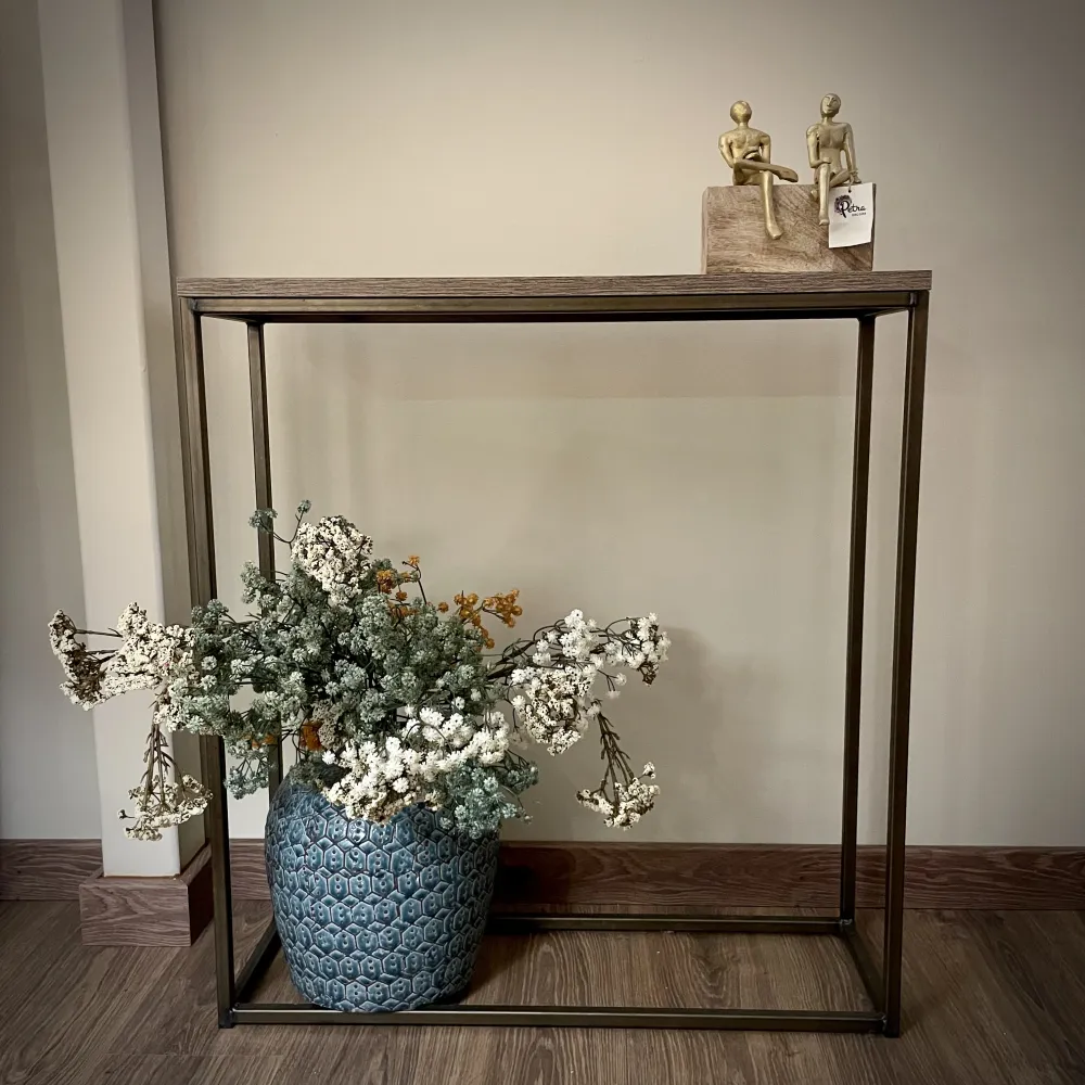 Pareja mango y metal Petra Decora