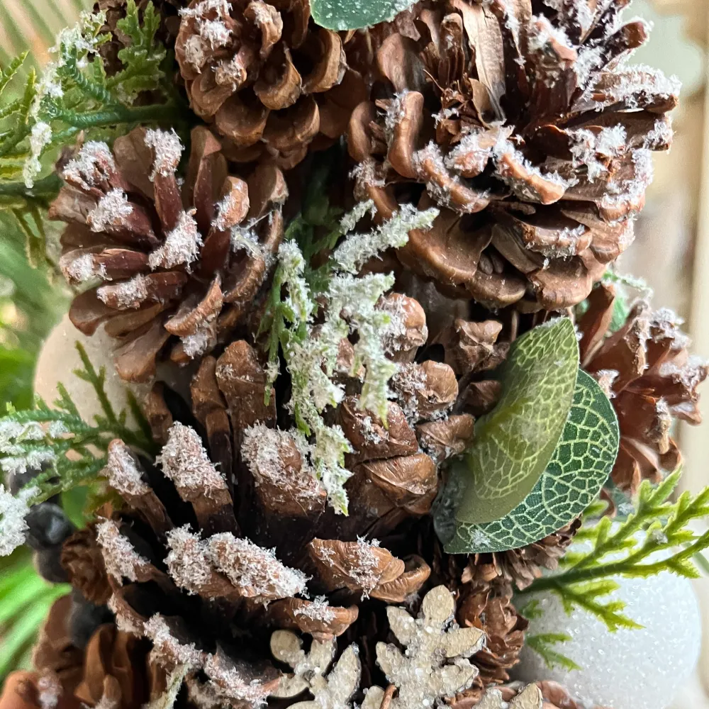 Árbol navidad piñas 30 cm Petra Decora