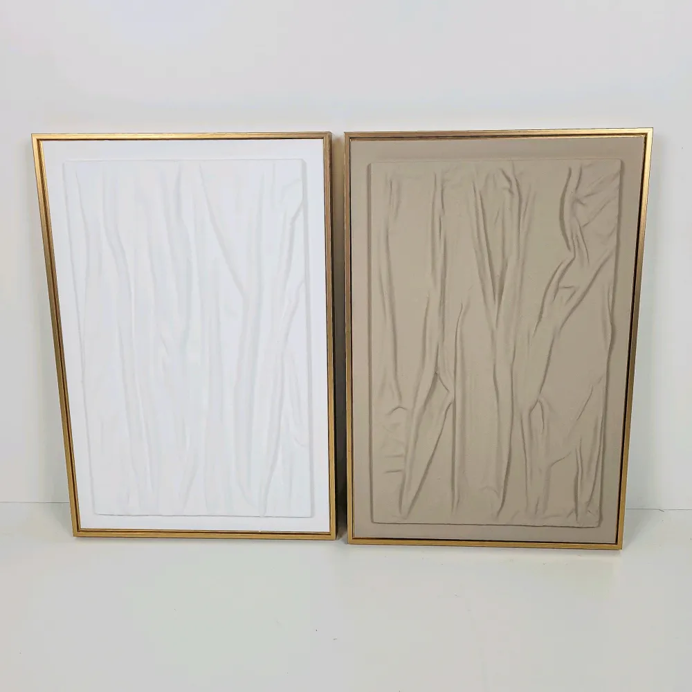 Set cuadros textura en relieve 33x48 Petra Decora