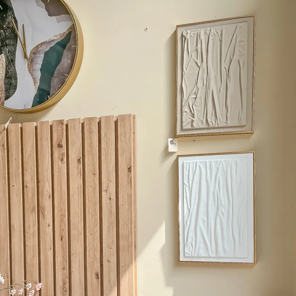 Set cuadros textura en relieve 33x48 Petra Decora