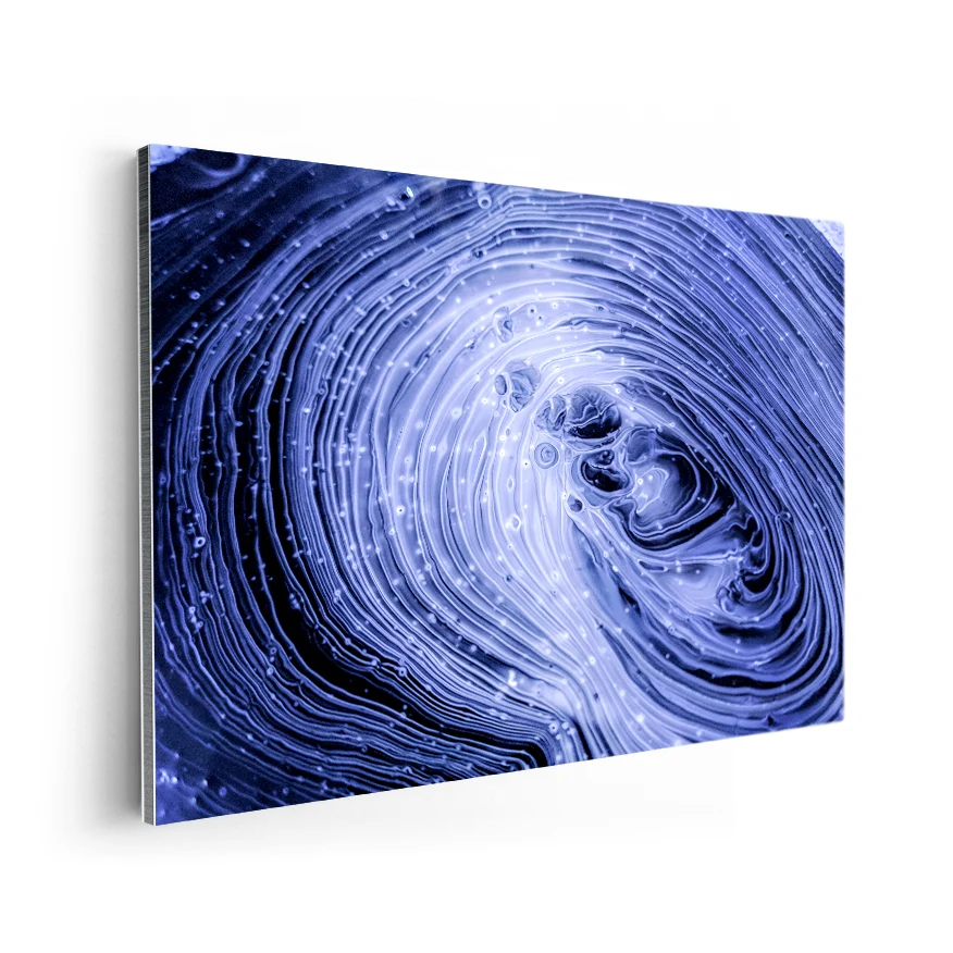 Pintura Acrílica Azul Poster