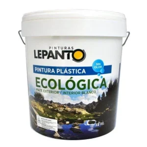 Pintura Plastica Ecologica Exterior Blanca Pinturas Lepanto