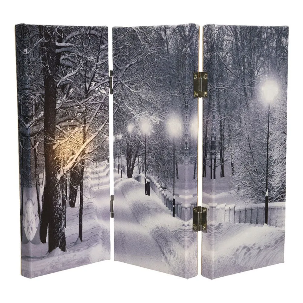 CUADRO PLEGABLE CON LEDS 2,8x48x38cm 8 LEDS Pinturas y Tarimas Ideas