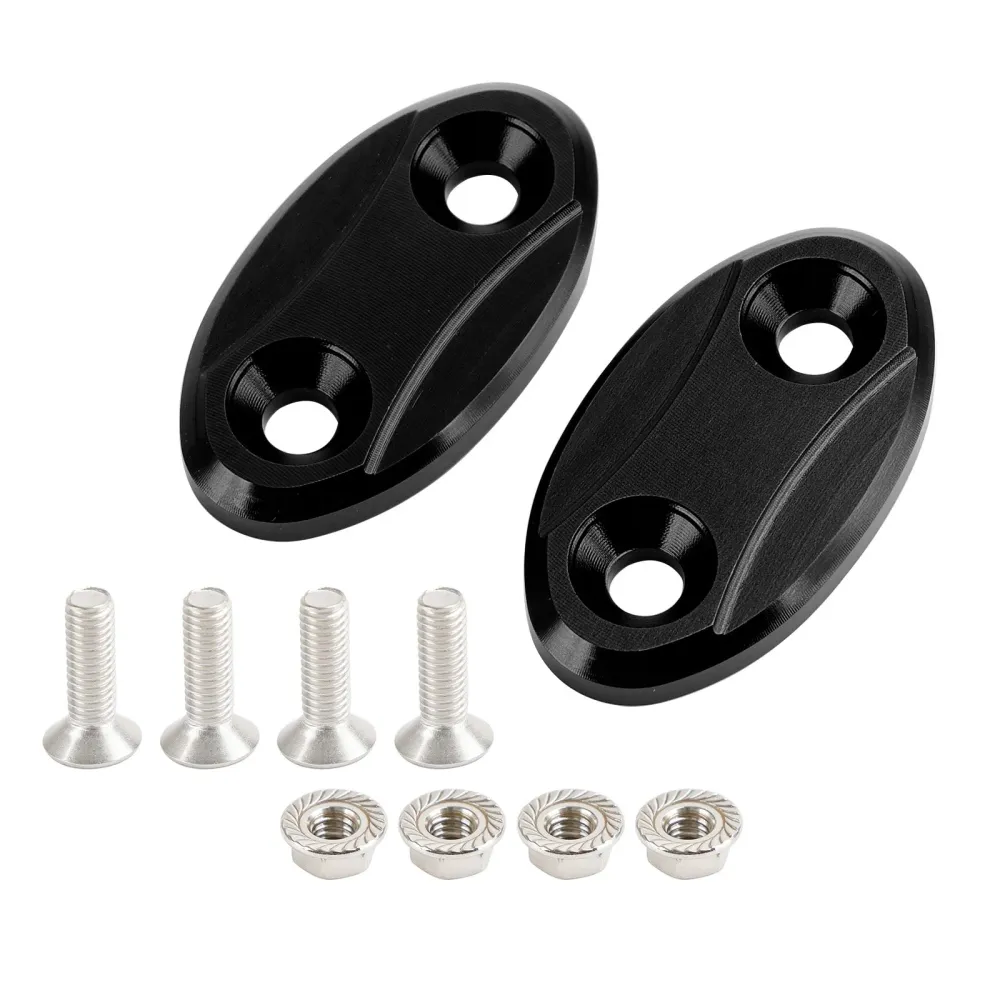 Placas de bloqueo de eliminación de espejos ALU para BMW S1000RR/HP4 de los ños 2009-2019