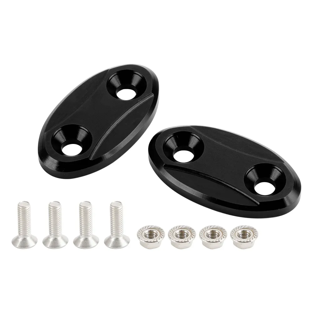 Placas de bloqueo de eliminación de espejos ALU para BMW S1000RR/HP4 de los ños 2009-2019
