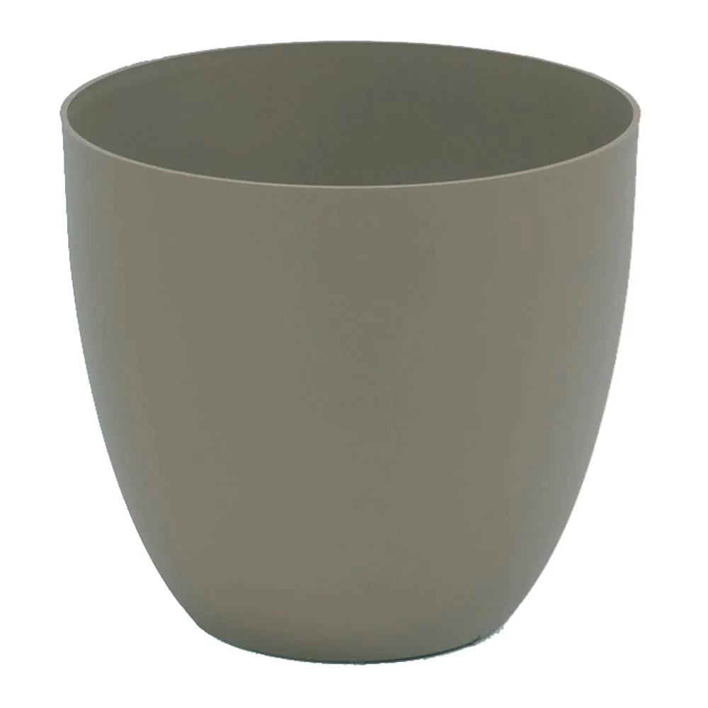 MACETA DE INYECCION MODELO CUENCO Ø22cm COLOR TAUPE PLASTIKEN