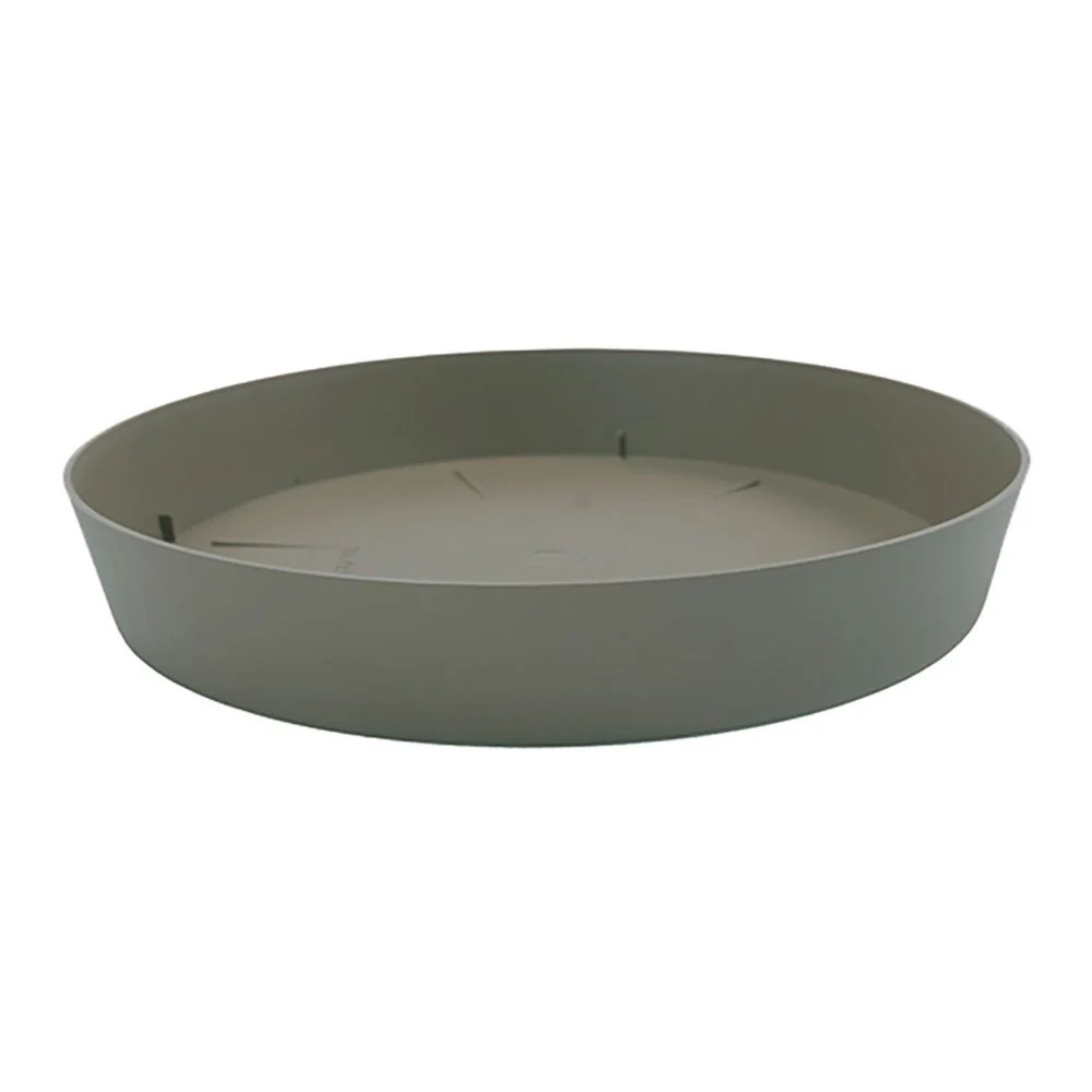 PLATO DE INYECCION PARA MACETA COLOR TAUPE Ø24cm PLASTIKEN