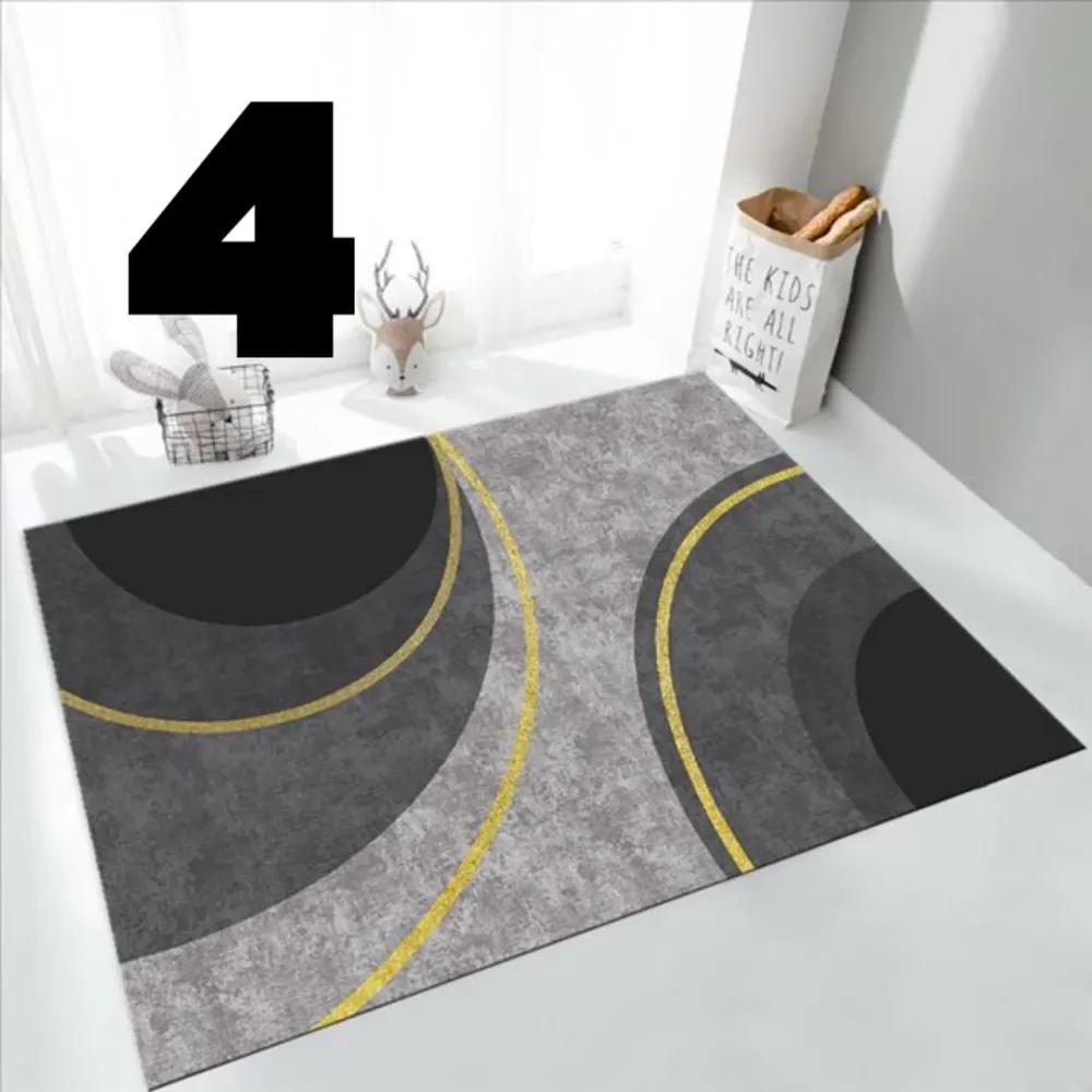 Alfombras antideslizantes de terciopelo 160x200cm borde reforzado Nro. 4 Plaza Dragon