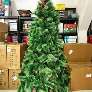 Arbol de navidad coposo SZ-205 con piñ tipo pino 2.10m Plaza Dragon