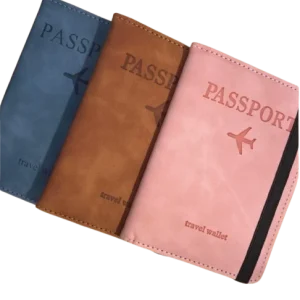Porta Pasaporte Rosa
