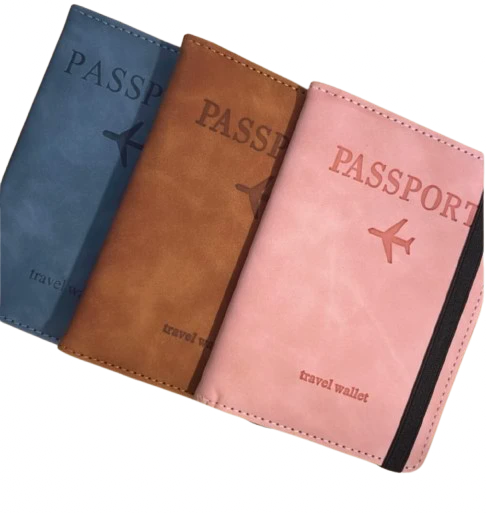 Porta Pasaporte Rosa