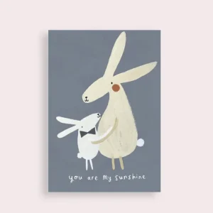 Poster Conejos - Colección growing friend & love
