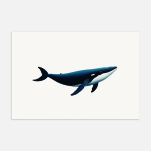 Ballena - Póster Posterscape Creative Studio