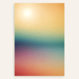 Degradado Suave de Sol - Póster Posterscape Creative Studio