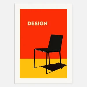 Diseño de póster, silla - Póster Posterscape Creative Studio