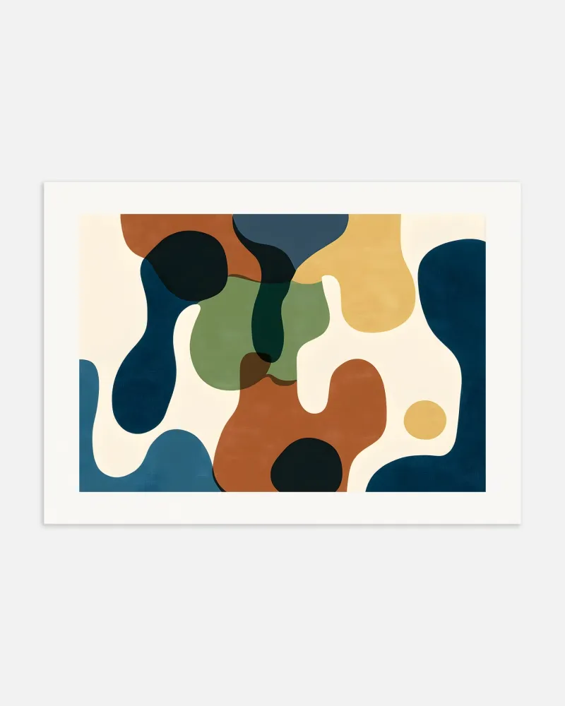Formas abstractas - Póster Posterscape Creative Studio