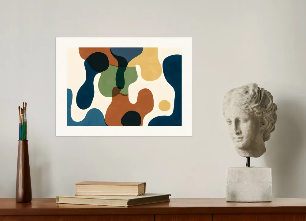 Formas abstractas - Póster Posterscape Creative Studio