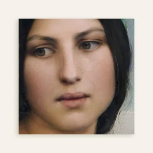 Louis Janmot "Fleur des Champs" Detalle del Retrato Póster Posterscape Creative Studio