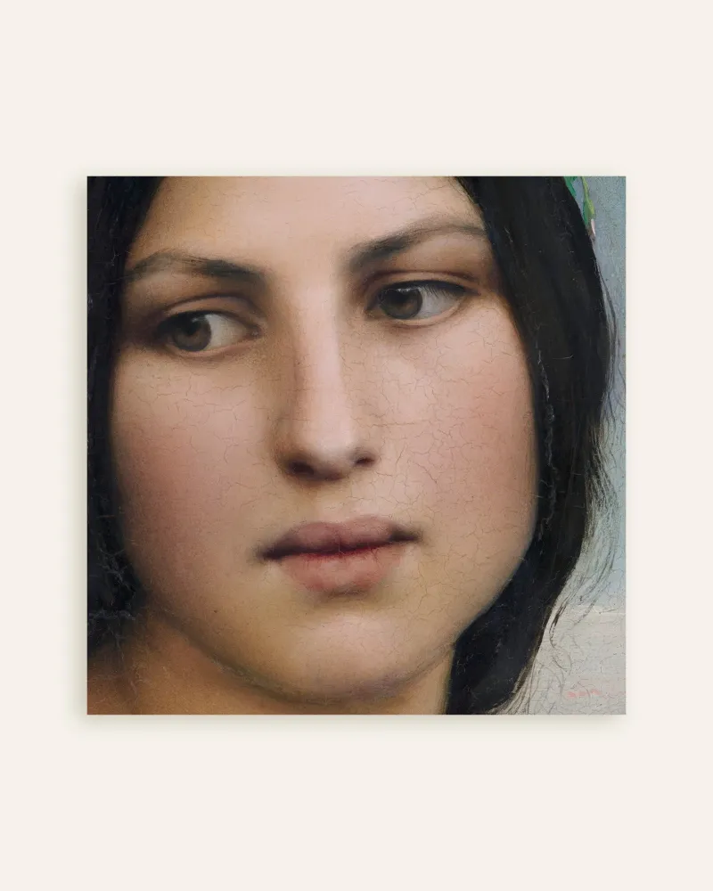 Louis Janmot "Fleur des Champs" Detalle del Retrato Póster Posterscape Creative Studio
