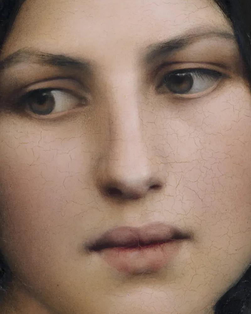 Louis Janmot "Fleur des Champs" Detalle del Retrato Póster Posterscape Creative Studio