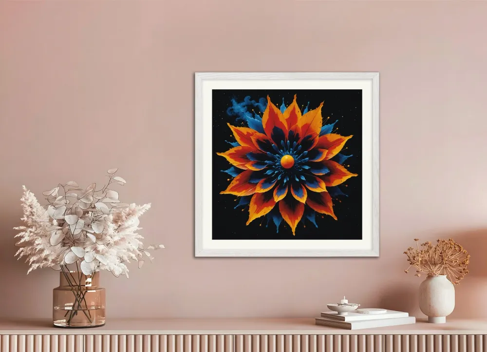 Movimiento CERO, arte cinético, flor que se abre - Póster Posterscape Creative Studio