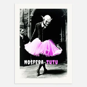 Nosfera-tutu, póster de humor Posterscape Creative Studio