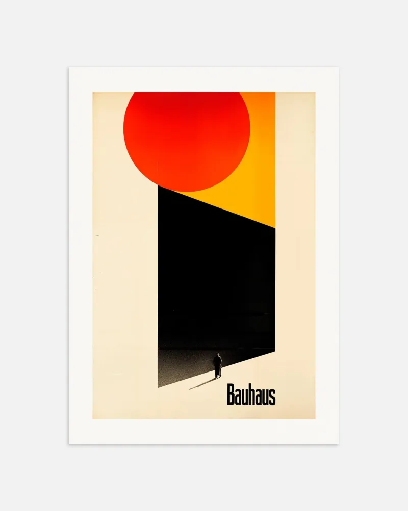 Póster Bauhaus, enfrentando lo desconocido Posterscape Creative Studio