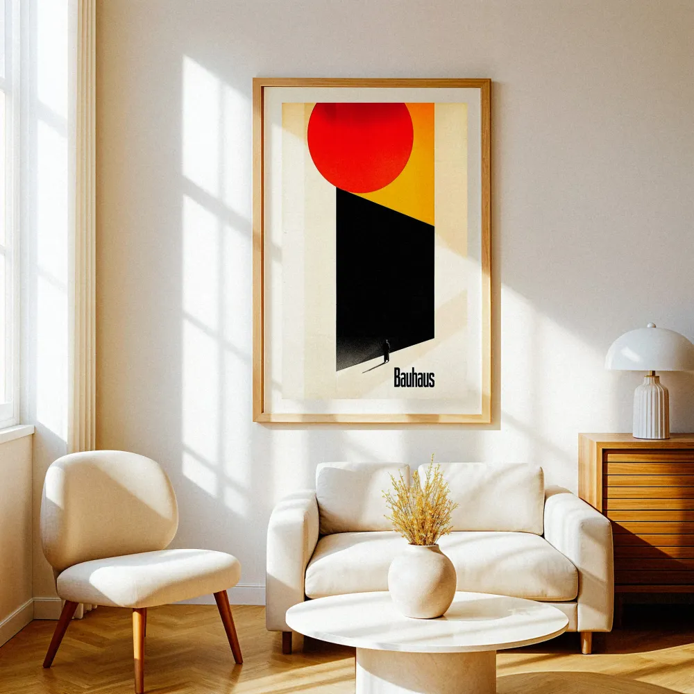 Póster Bauhaus, enfrentando lo desconocido Posterscape Creative Studio