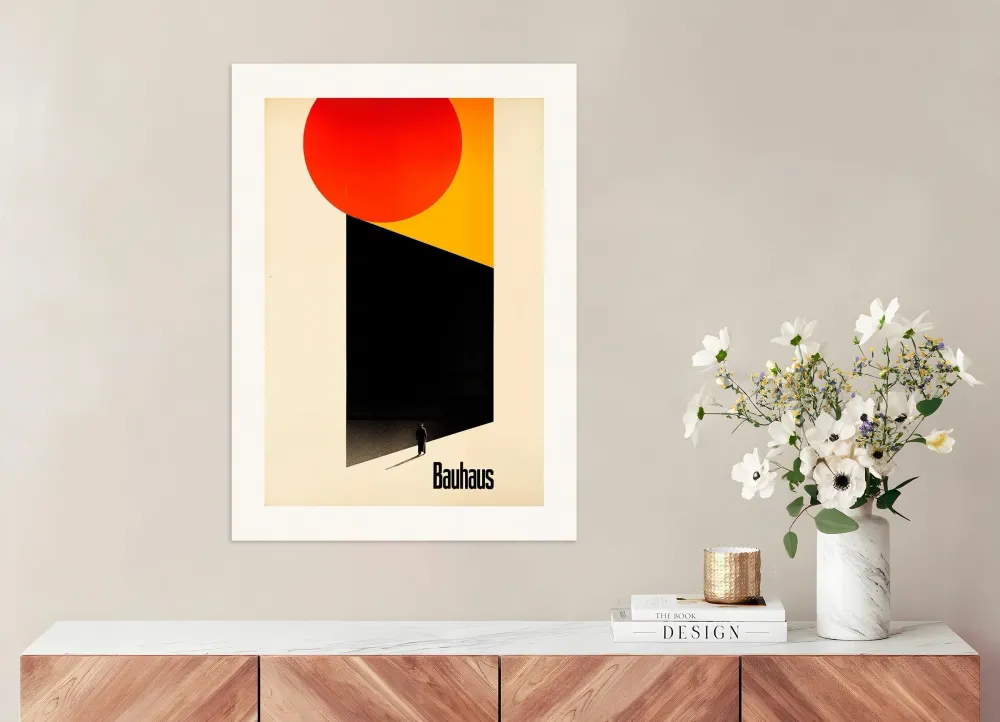 Póster Bauhaus, enfrentando lo desconocido Posterscape Creative Studio