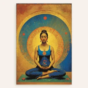 Póster de Meditación Zen – Arte de pared de Equilibrio Interior Posterscape Creative Studio