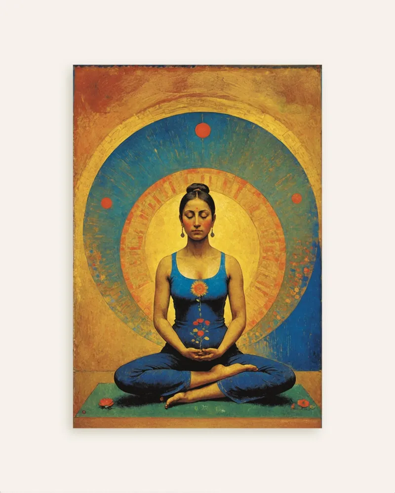 Póster de Meditación Zen – Arte de pared de Equilibrio Interior Posterscape Creative Studio