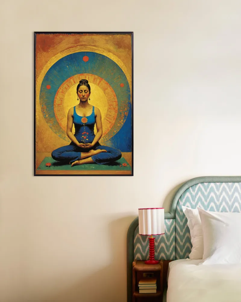 Póster de Meditación Zen – Arte de pared de Equilibrio Interior Posterscape Creative Studio