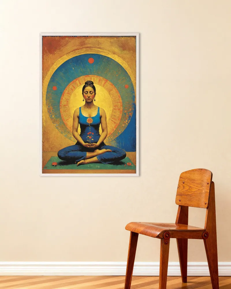 Póster de Meditación Zen – Arte de pared de Equilibrio Interior Posterscape Creative Studio