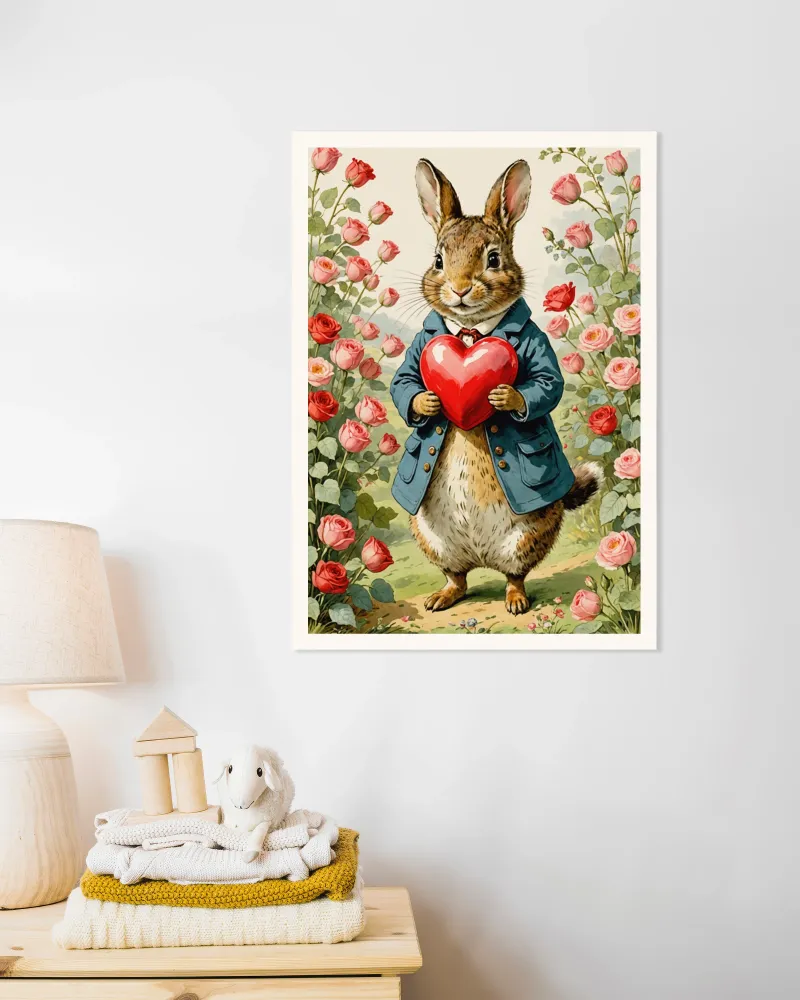 Póster de Peter Rabbit, Dí de San Valentín Posterscape Creative Studio