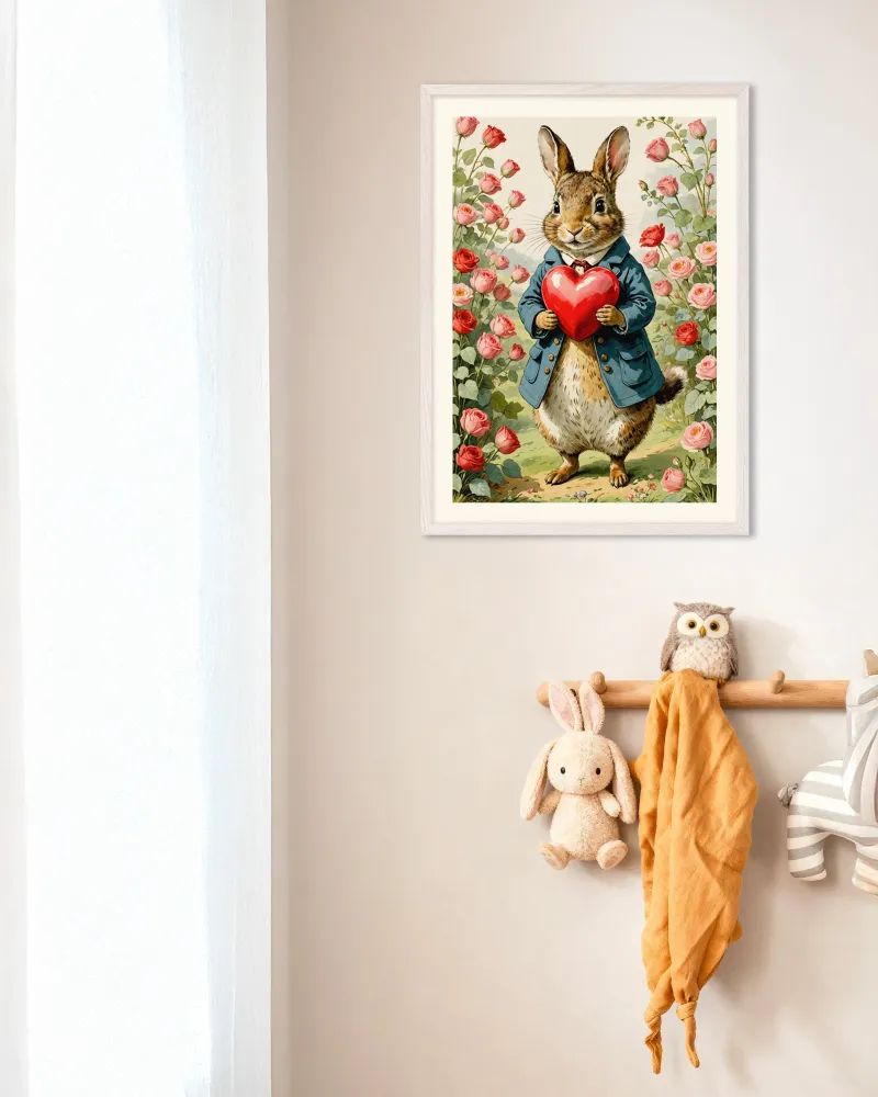 Póster de Peter Rabbit, Dí de San Valentín Posterscape Creative Studio