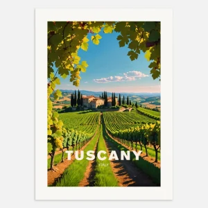 Viñedo en Toscana - Póster Posterscape Creative Studio