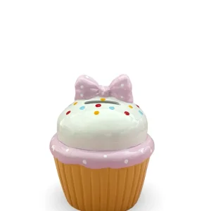 Alcancí decorativa de cerámica Cupcake Pot & Decor