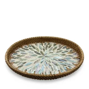 Charola decorativa oval Laguna Pot & Decor