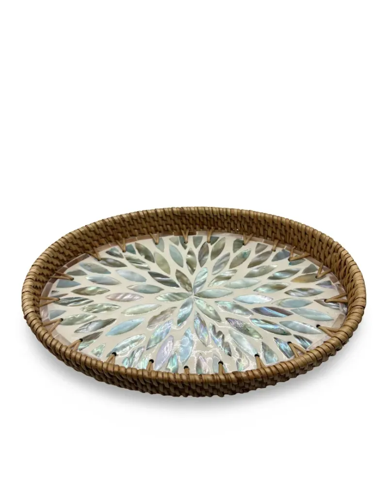 Charola decorativa oval Laguna Pot & Decor