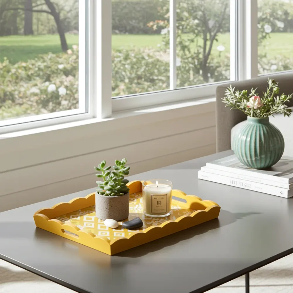 Charola decorativa rectangular Amaranta Pot & Decor
