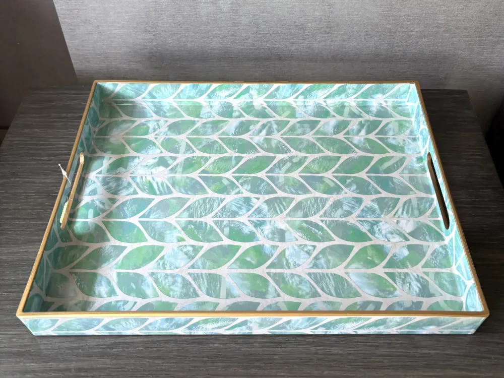 Charola decorativa rectangular Selene Pot & Decor