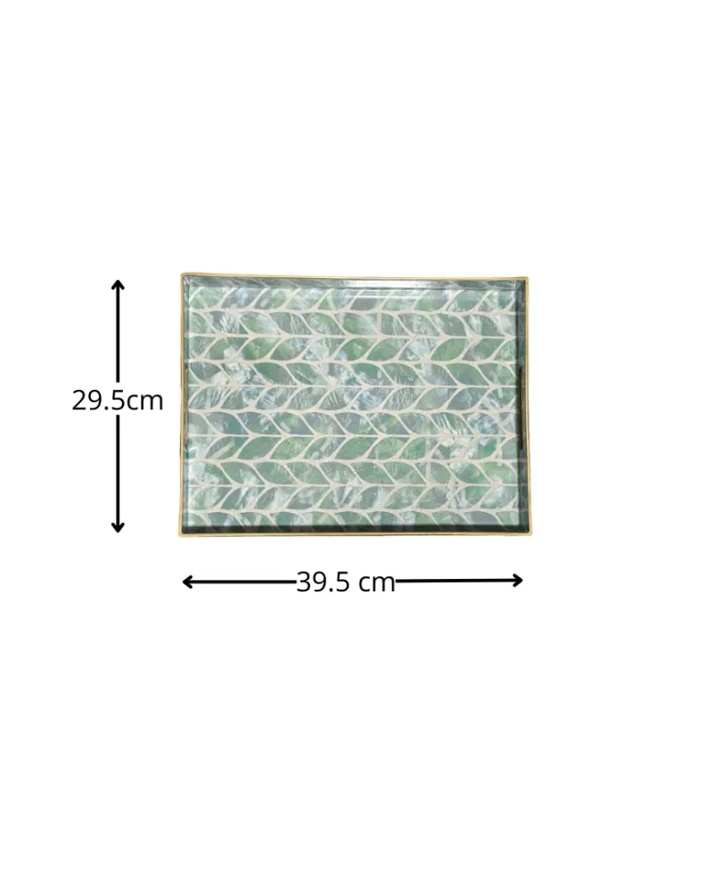Charola decorativa rectangular Selene Pot & Decor
