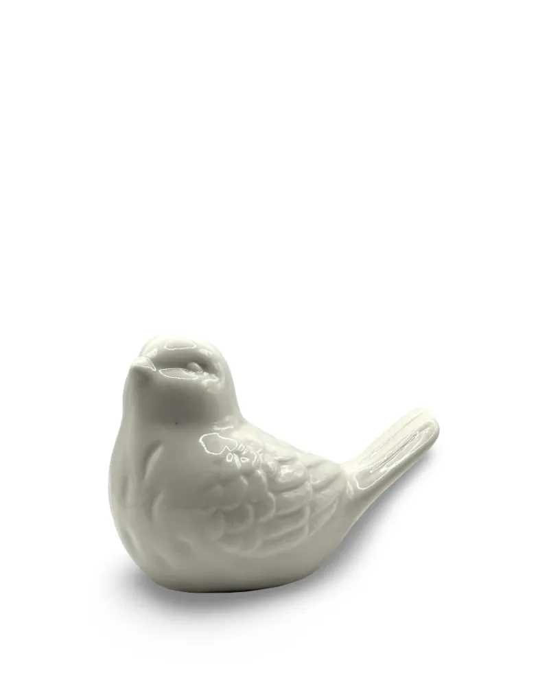 Figura decorativa ave de cerámica Estela Pot & Decor