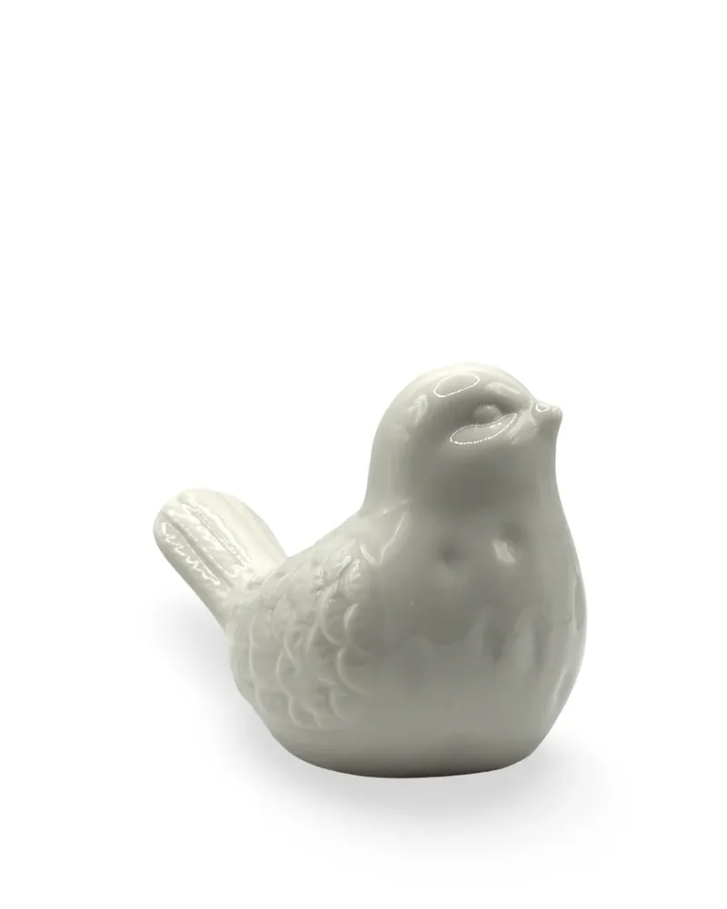 Figura decorativa ave de cerámica Estela Pot & Decor