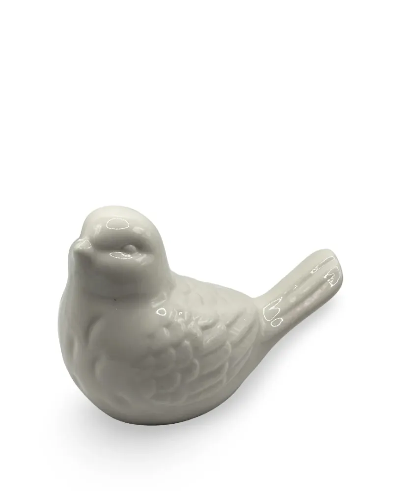 Figura decorativa ave de cerámica Estela Pot & Decor
