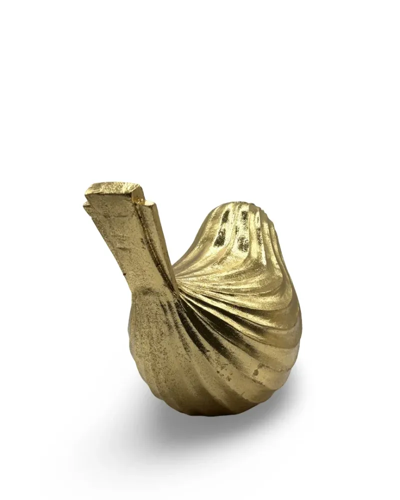 Figura decorativa de ave de poliresina Ornia Pot & Decor