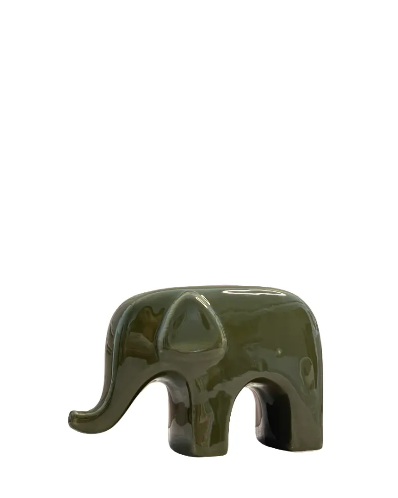 Figura decorativa elefante de cerámica Pot & Decor