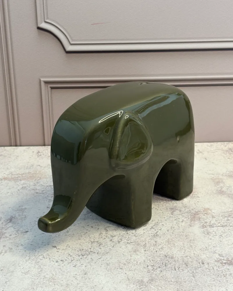 Figura decorativa elefante de cerámica Pot & Decor